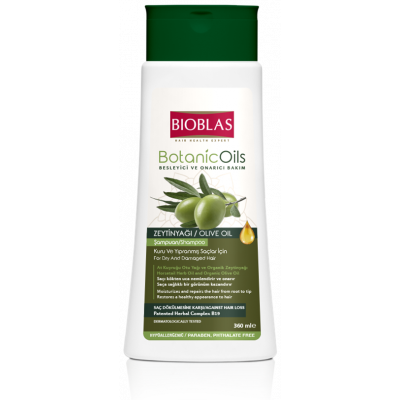 BIOBLAS BOTANIC OILS OLIVE OIL SHAMPOO For Dry and Damaged Hair 360 ml